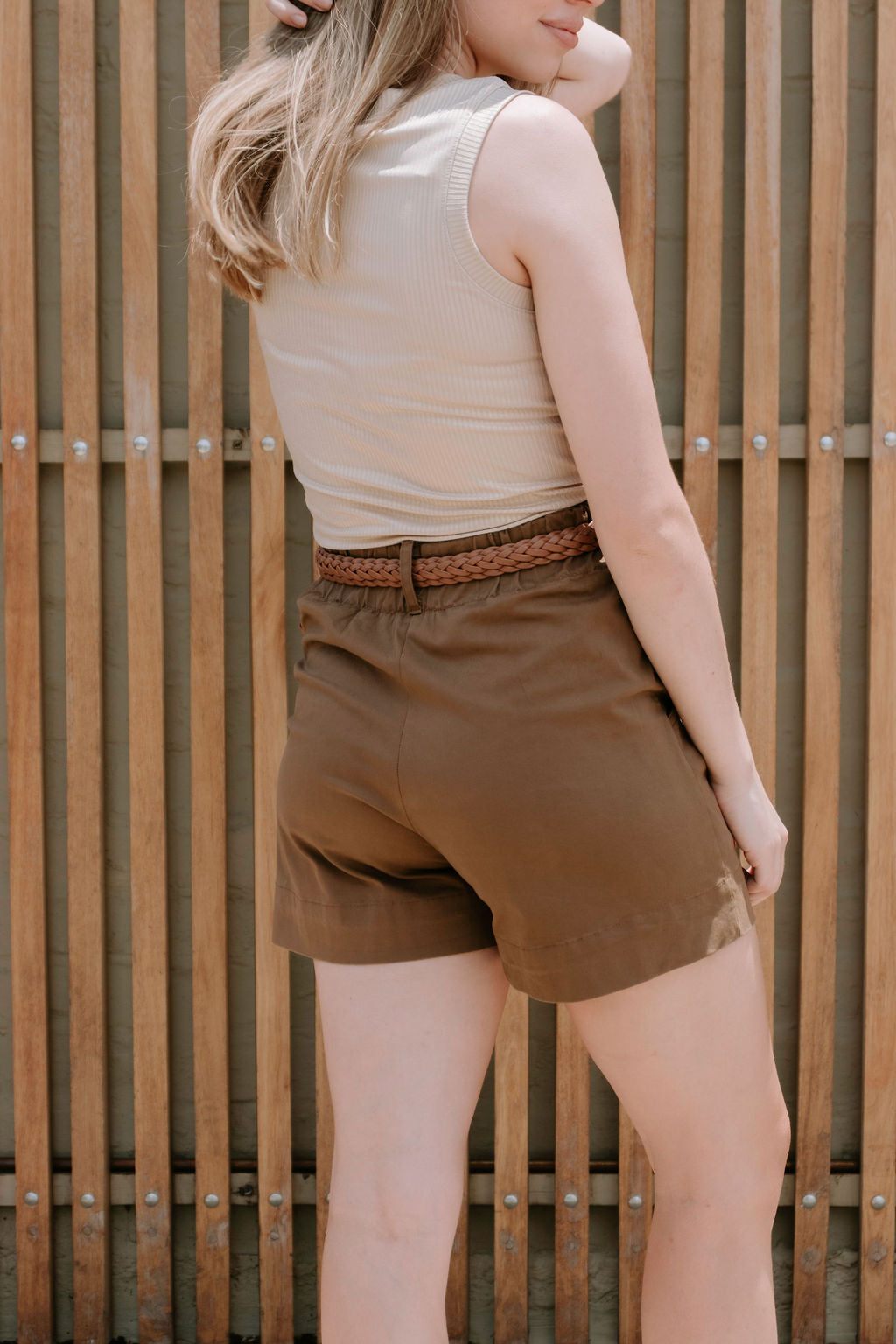 Safari shorts - brown