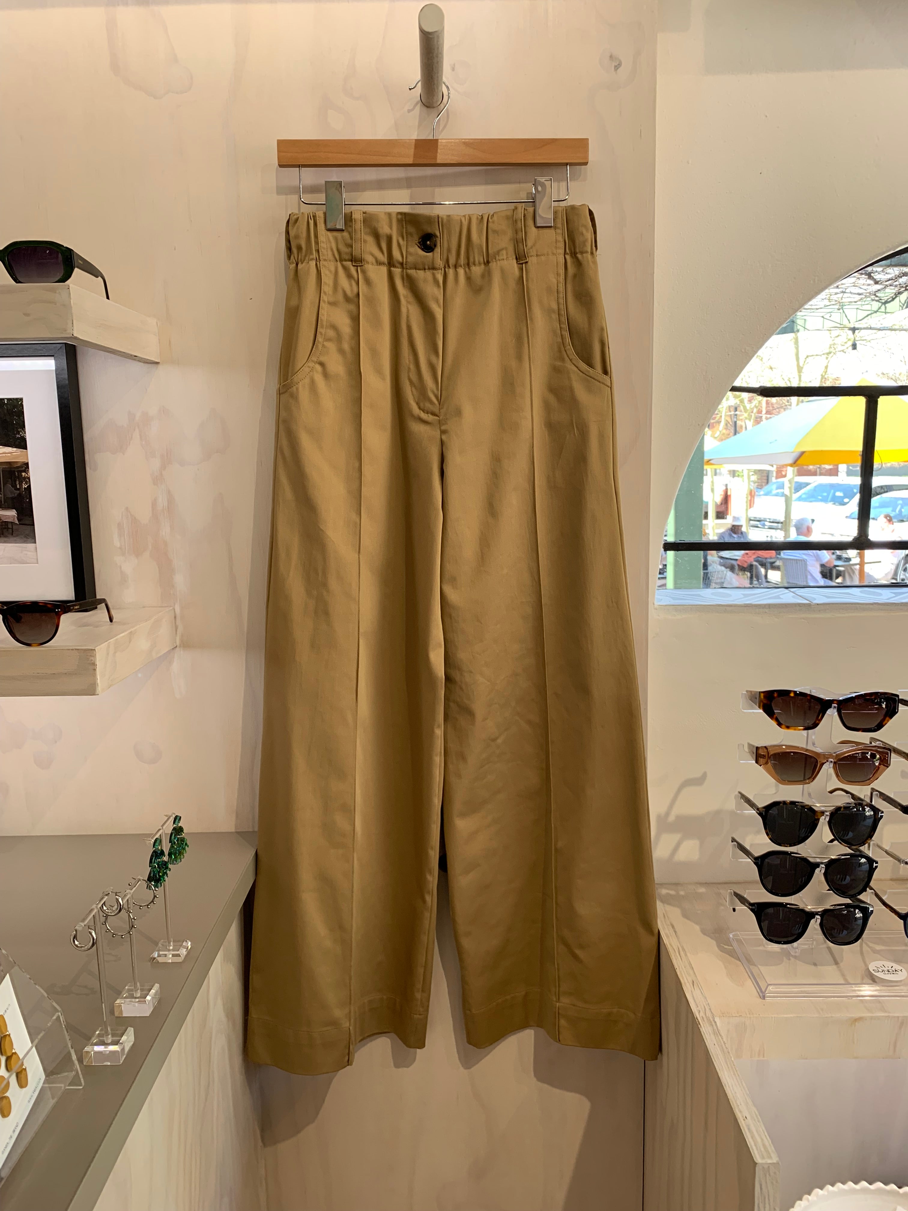 Wide leg pants - beige