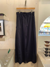 Wide leg pants - navy