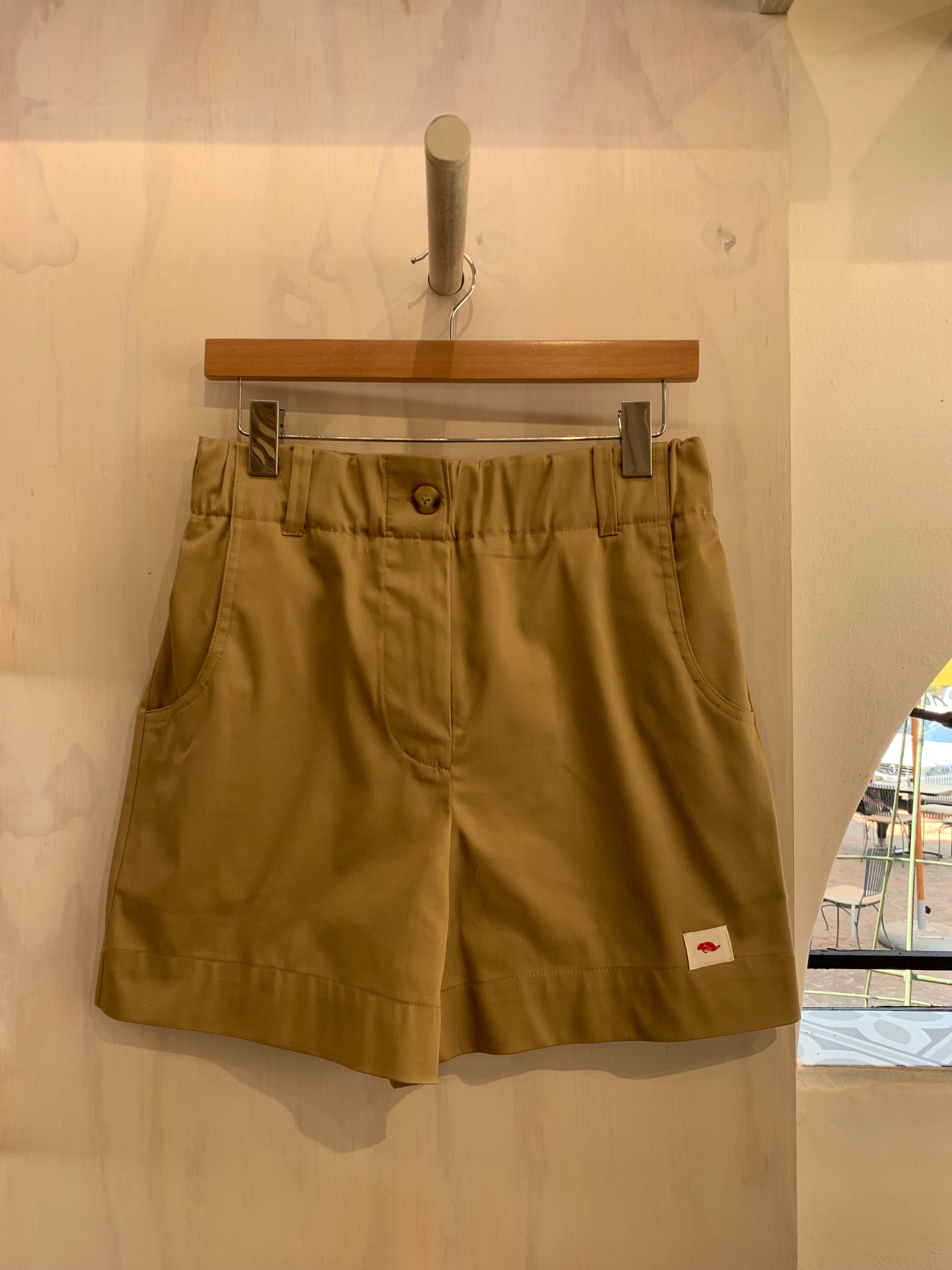 Cotton shorts - beige