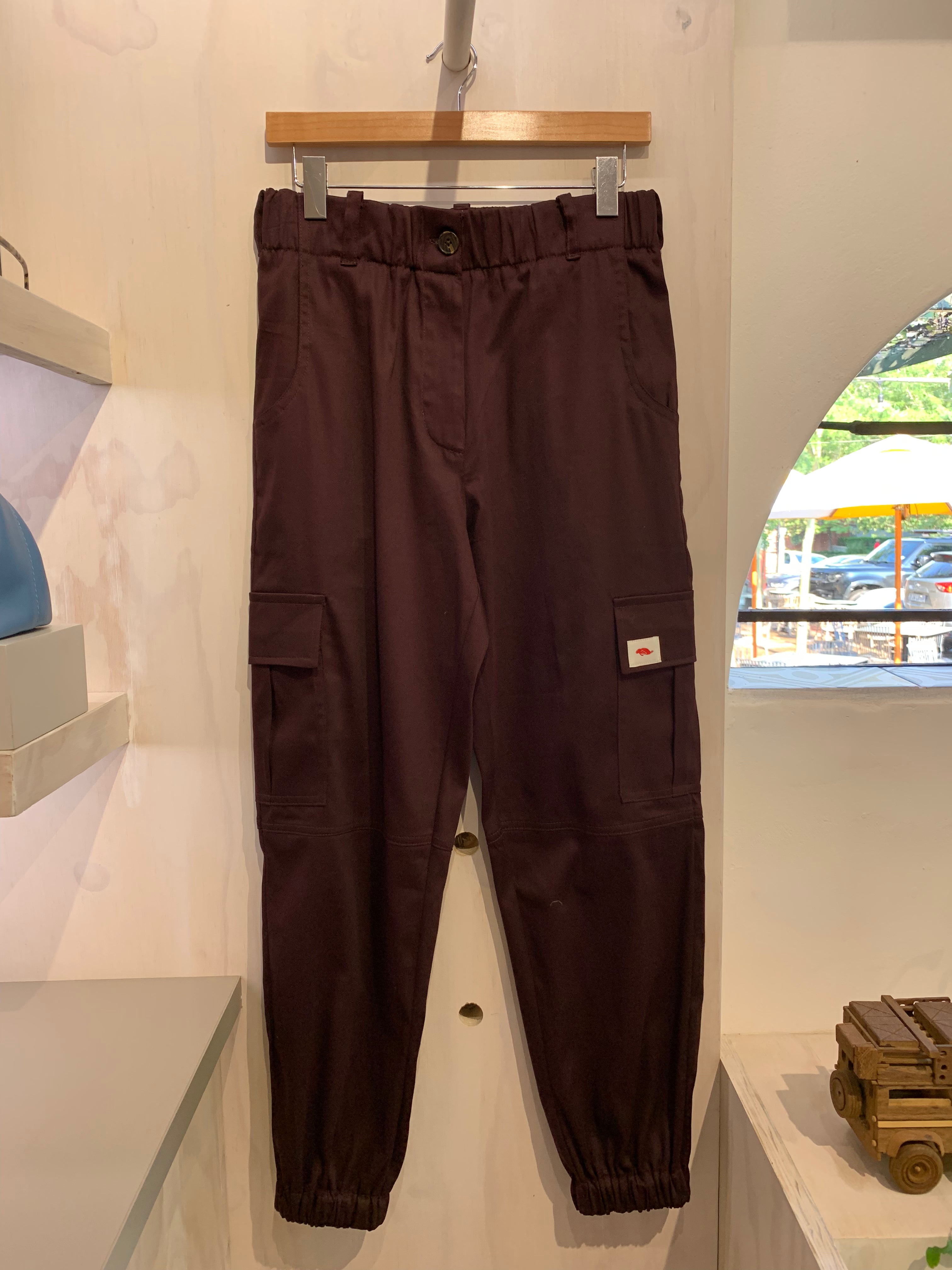 Cargo pants - plum