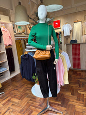 Long sleeve mock neck - green