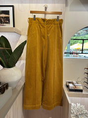 Wide leg pants - amber corduroy