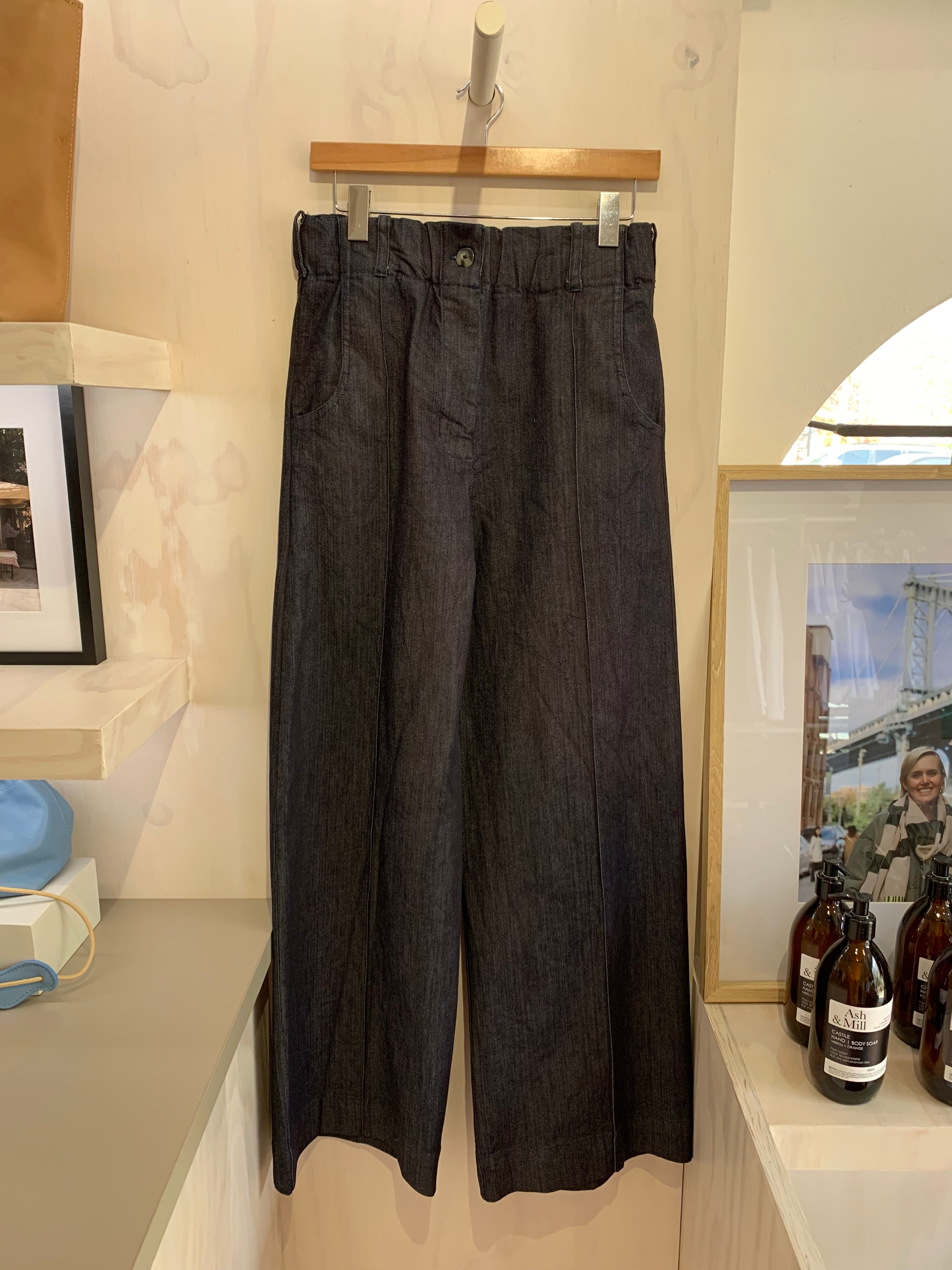 Wide leg pants - denim